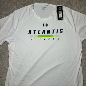Under Armour White Atlantis Fitness Tee